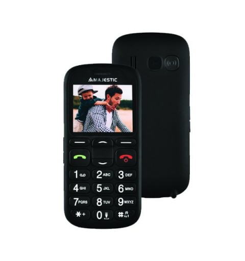 New Majestic TLF-Sileno 31R 5.59 cm (2.2") 80 g Black Entry-level phone