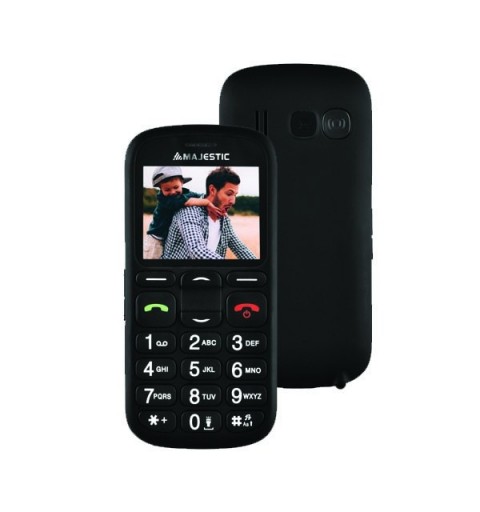 New Majestic TLF-Sileno 31R 5,59 cm (2.2") 80 g Nero Telefono di livello base