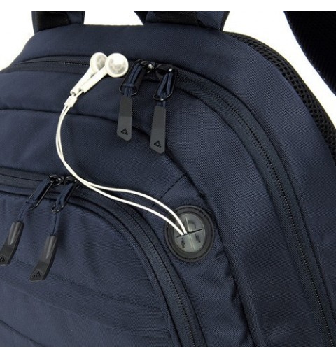 Tucano Lato borsa per notebook 43,2 cm (17") Zaino Blu