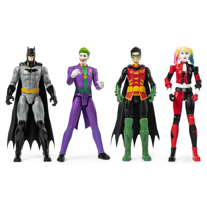 DC Comics Batman 30cm Actionfiguren-4er Set bestehend aus Batman, Robin, Copperhead und Talon