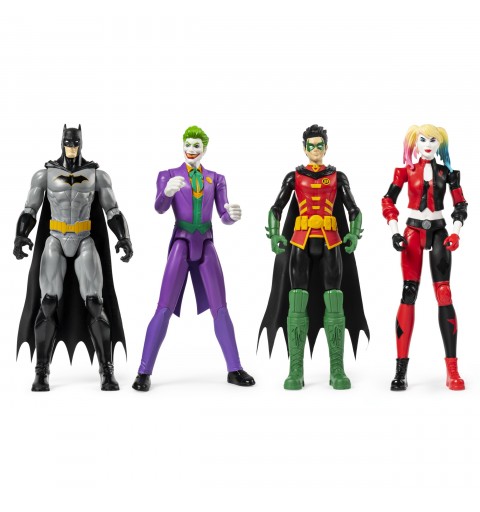 DC Comics , Batman 12-Inch Action Figure Collectible 4-Pack, Toys for Kids and Collectors Ages 3 and up (Styles May Vary)