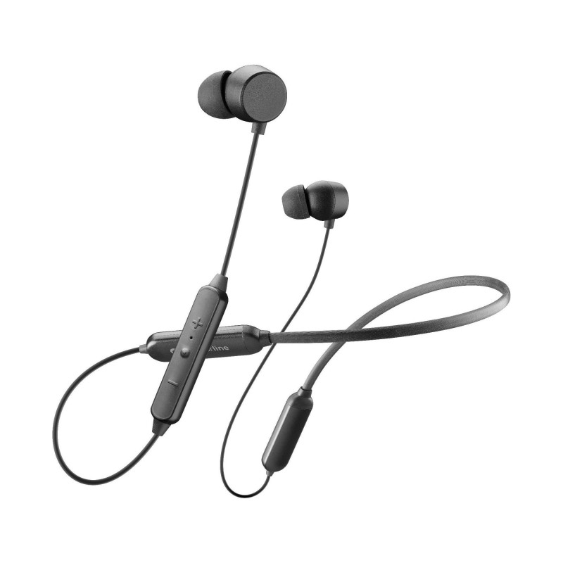 Cellularline BTNECKBFLEXK auricular y casco Auriculares Inalámbrico Banda para cuello Llamadas Música Bluetooth Negro