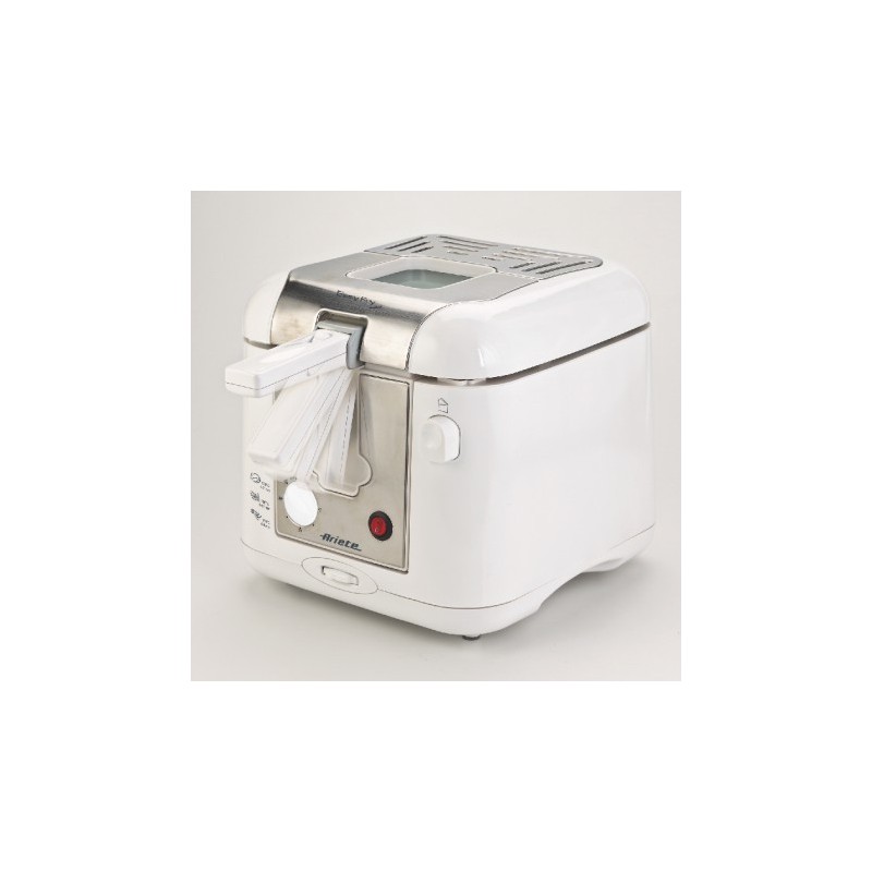 Ariete 4612 Eins Eine(r) Eigenständig 2000 W Fritteuse Silber
