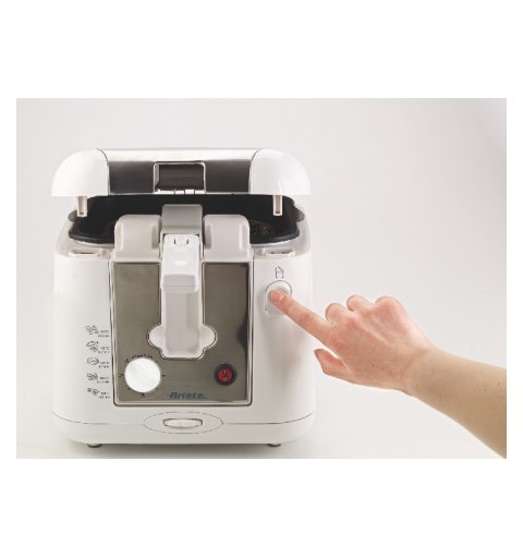 Ariete 4612 Eins Eine(r) Eigenständig 2000 W Fritteuse Silber