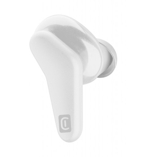 Cellularline HARK Auricolari Bluetooth® stereo senza fili con custodia di ricarica Bianco