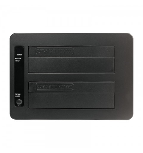 LogiLink QP0029 docking station per unità di archiviazione USB 3.2 Gen 1 (3.1 Gen 1) Type-B Nero