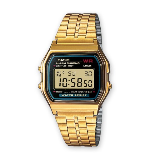 Casio A159WGEA-1EF Uhr Armbanduhr Gold, Silber