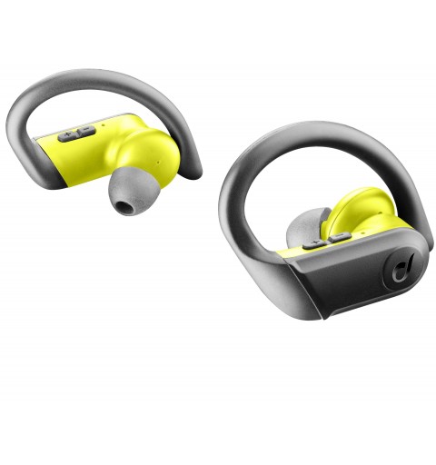 Cellularline Sprinter Auriculares True Wireless Stereo (TWS) gancho de oreja Deportes Bluetooth Negro, Amarillo