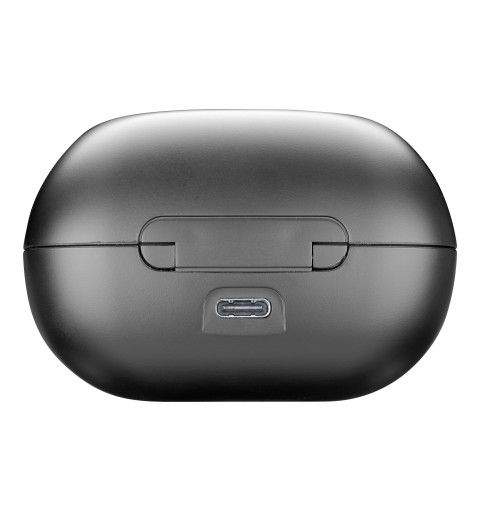Cellularline SPRINTER Bluetooth® earphones with a flexible earhook and carry case, featuring over 30 hours of total playtime,