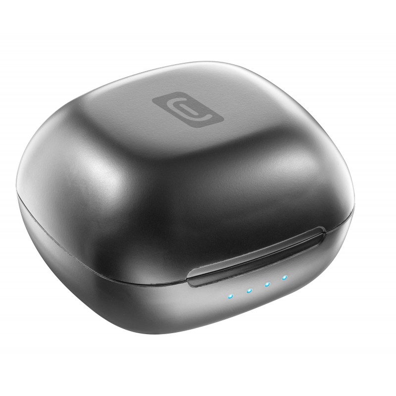 Cellularline SPRINTER Bluetooth® earphones with a flexible earhook and carry case, featuring over 30 hours of total playtime,