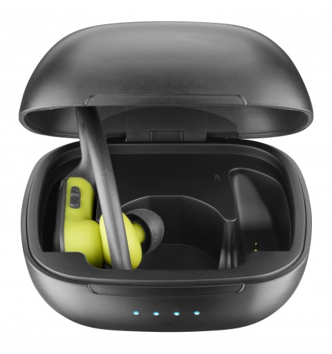 Cellularline Sprinter Auriculares True Wireless Stereo (TWS) gancho de oreja Deportes Bluetooth Negro, Amarillo