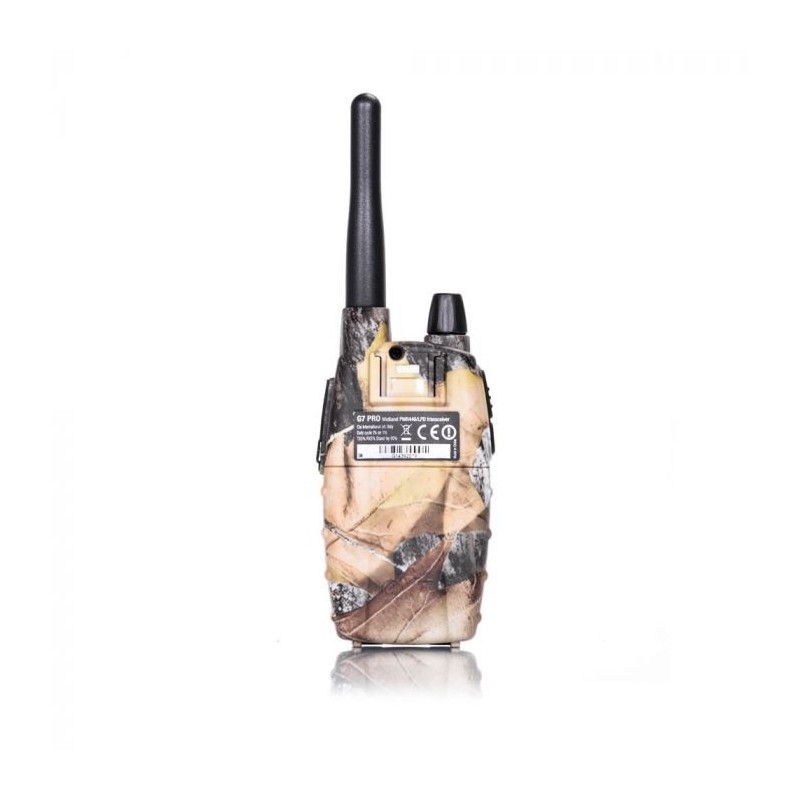 Midland G7 PRO Mimetic radio bidirectionnelle 69 canaux 446.00625 - 446.09375MHz (PMR), 433.075 - 434.775MHz (LPD) Camouflage