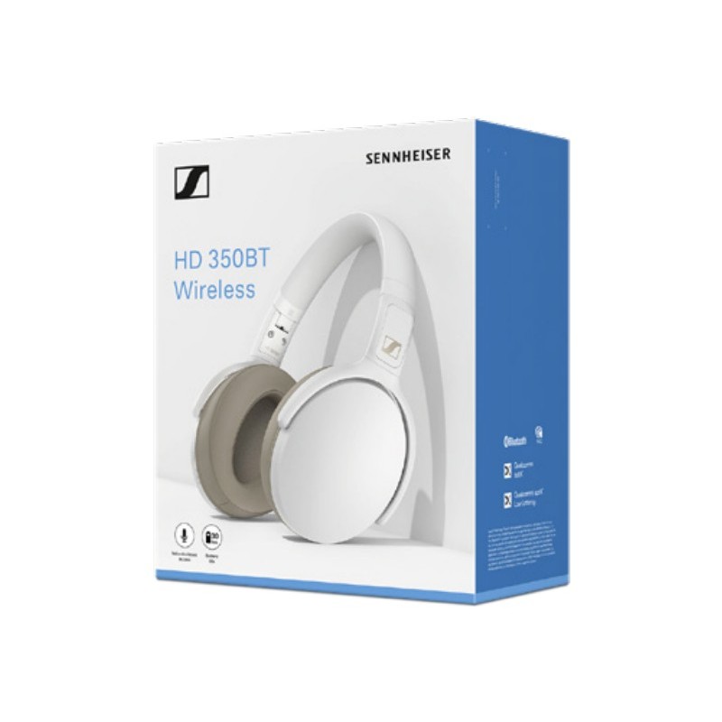 Sennheiser HD 350 BT Auricolare Wireless A Padiglione Musica e Chiamate Bluetooth Bianco