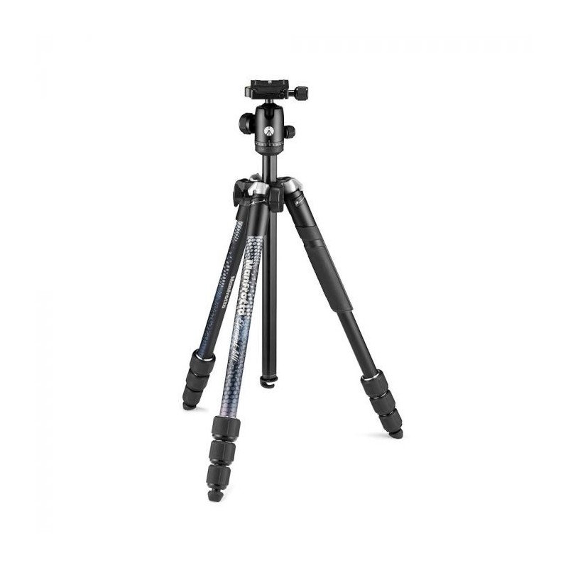 Manfrotto Element MII Aluminium tripod Digital film cameras 3 leg(s) Black