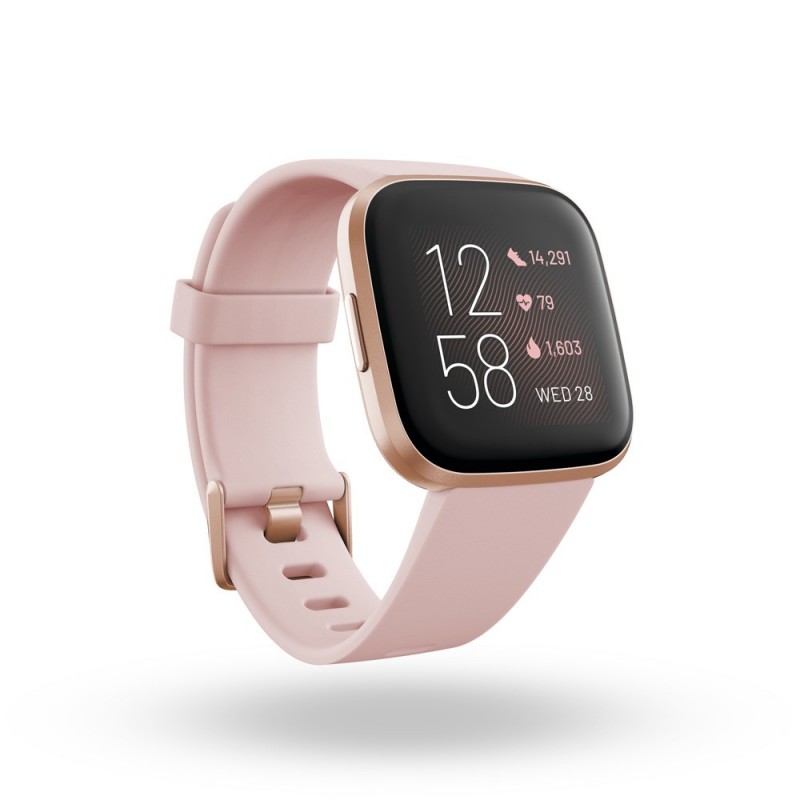 Fitbit Versa 2 3,55 cm (1.4") 40 mm AMOLED Nero, Rose Gold