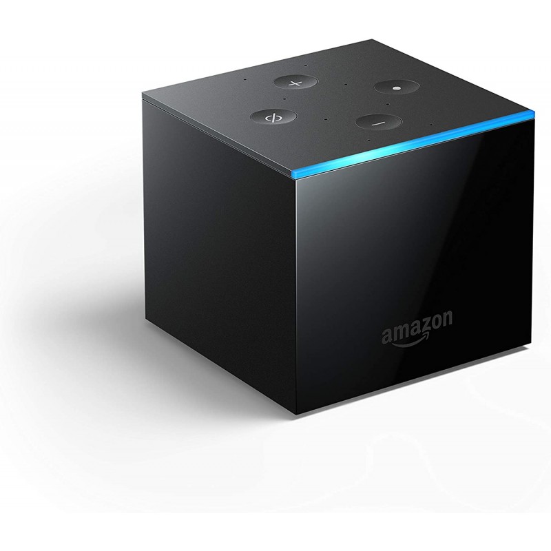 Amazon Fire TV Cube Digitaler Mediaplayer Schwarz 4K Ultra HD 16 GB 7.1 Kanäle 3840 x 2160 Pixel WLAN