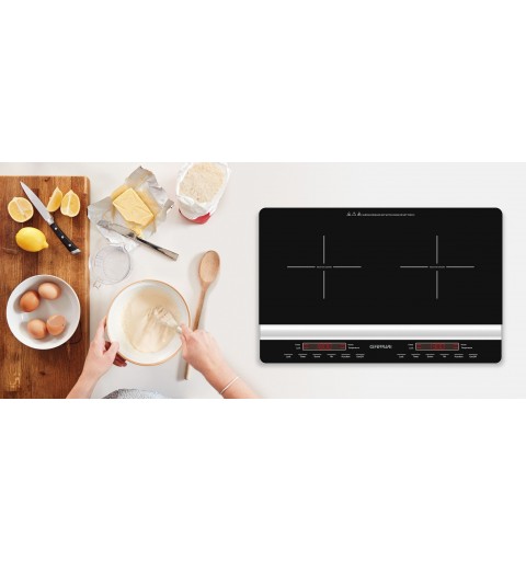 G3 Ferrari Dinamiko Duo Black Countertop 56 cm Zone induction hob 2 zone(s)