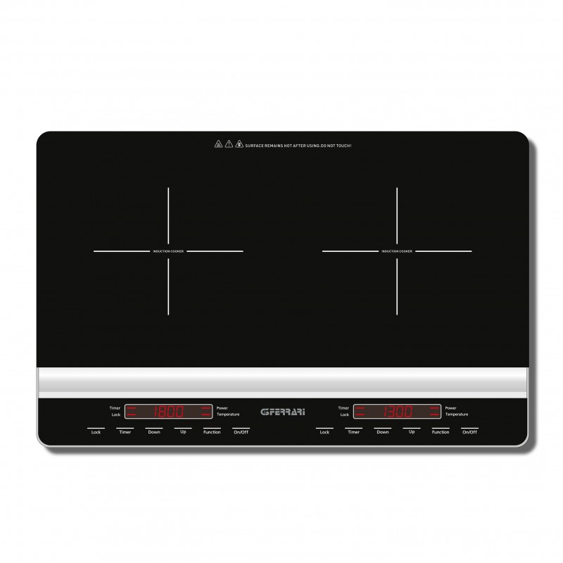 G3 Ferrari Dinamiko Duo Black Countertop 56 cm Zone induction hob 2 zone(s)