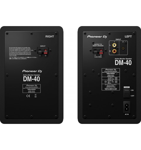 Pioneer DM-40 altavoz De 2 vías Negro Alámbrico