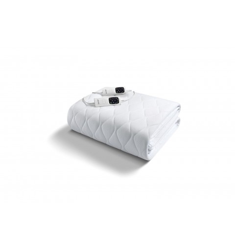 Imetec 16729 coperta cuscino elettrico Riscaldaletto elettrico 300 W Bianco Tessuto