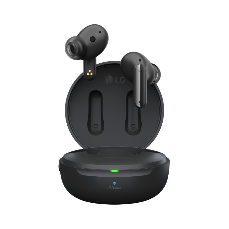 LG TONE-FP9.CEUFLLK écouteur casque True Wireless Stereo (TWS) Ecouteurs Musique Bluetooth Noir, Charbon de bois