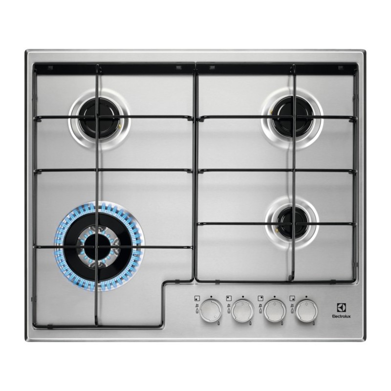 Electrolux EGS6434X Kochfeld Edelstahl Integriert Gaskochfeld 4 Zone(n)