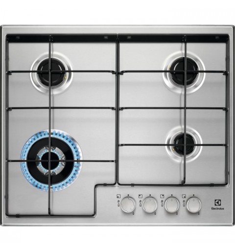 Electrolux EGS6434X hobs Acero inoxidable Integrado Encimera de gas 4 zona(s)