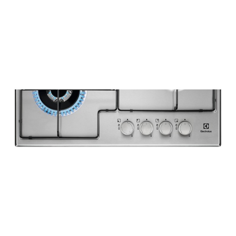 Electrolux EGS6434X hobs Acero inoxidable Integrado Encimera de gas 4 zona(s)