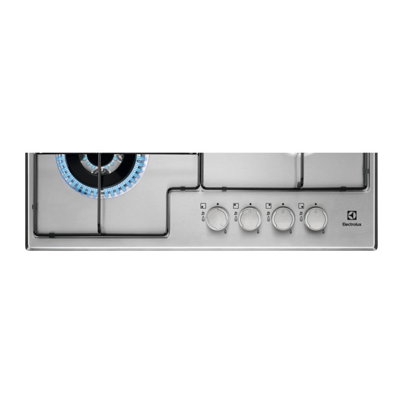 Electrolux EGS6434X piano cottura Acciaio inossidabile Da incasso Gas 4 Fornello(i)