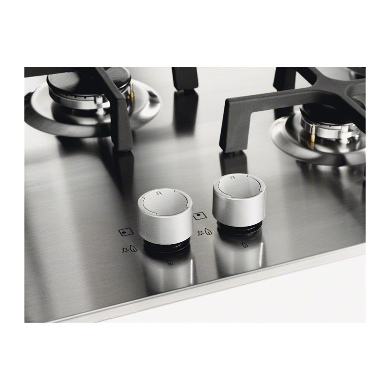 Electrolux EGS6434X hob Stainless steel Built-in Gas 4 zone(s)