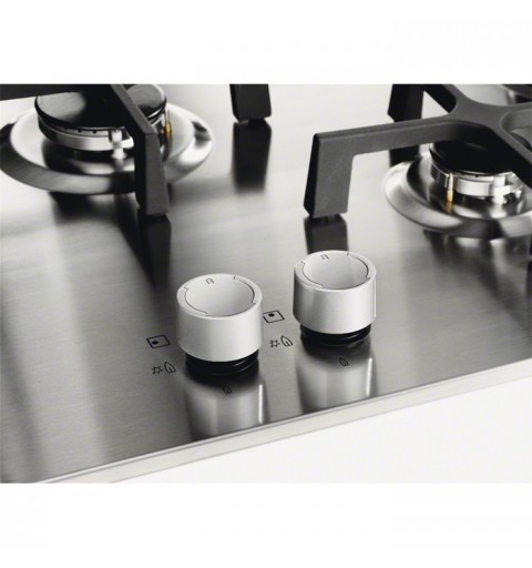Electrolux EGS6434X hob Stainless steel Built-in Gas 4 zone(s)