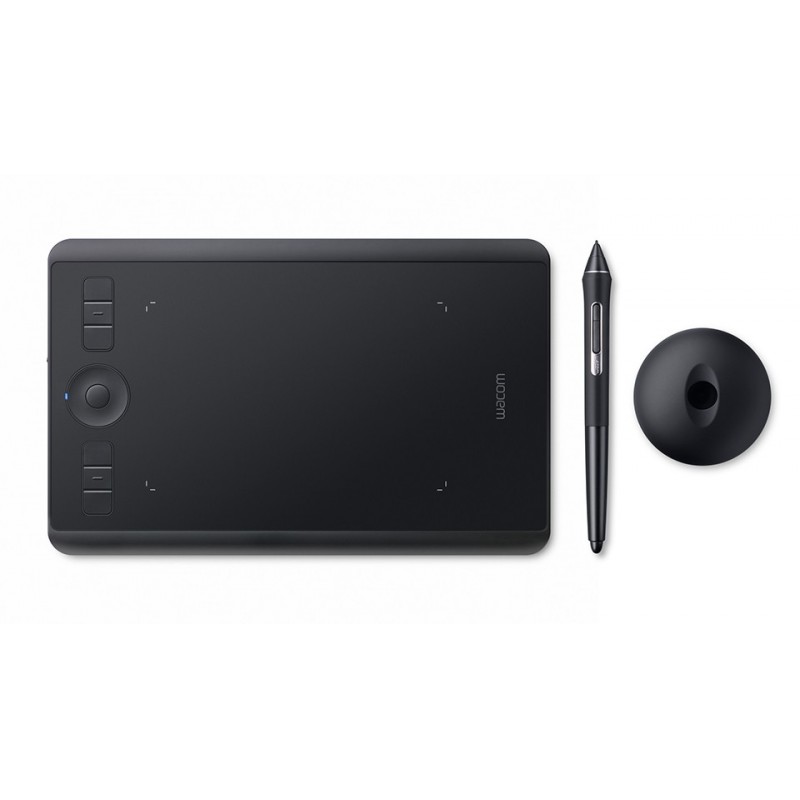 Wacom Intuos Pro (S) Grafiktablett Schwarz 5080 lpi 160 x 100 mm USB Bluetooth