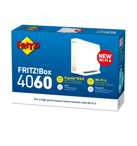 AVM FRITZ!Box WLAN 4060 WLAN-Router 6000 Mbit s Bianco