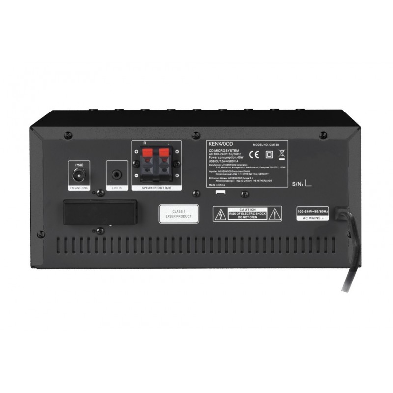 Kenwood M-9000S Mini impianto audio domestico 50 W Nero Kenwood M-9000S Mini impianto audio domestico 50 W Nero