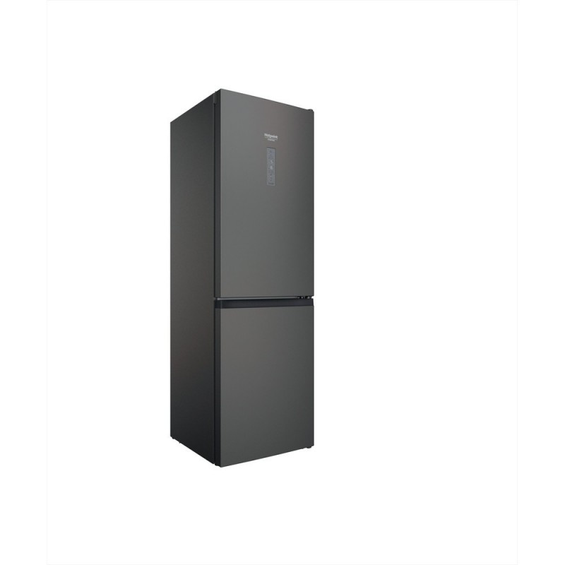 Hotpoint HAFC8 TT33SK O3 fridge-freezer Freestanding 335 L D Black, Silver