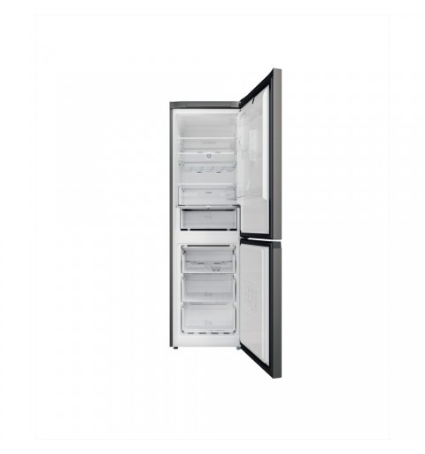 Hotpoint HAFC8 TT33SK O3 fridge-freezer Freestanding 335 L D Black, Silver