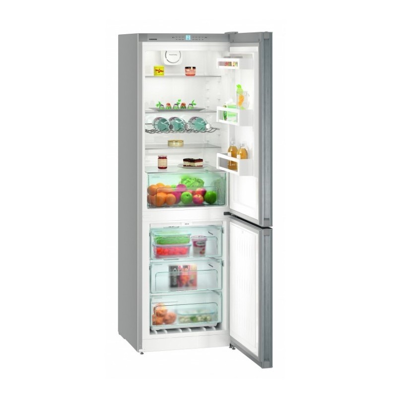 Liebherr CNel 320 réfrigérateur-congélateur Autoportante 304 L Argent, Acier inoxydable