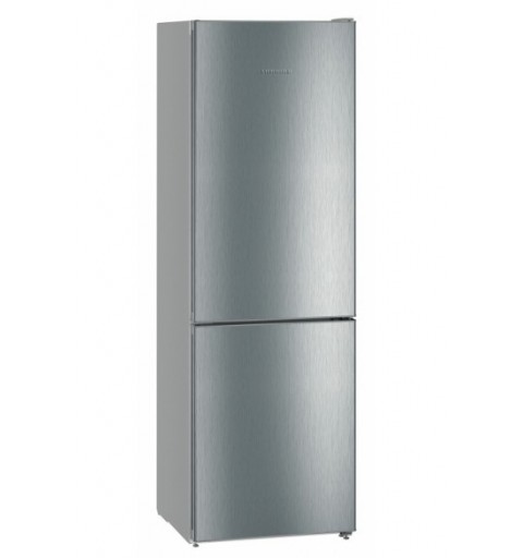 Liebherr CNel 320 Kühl- und Gefrierkombination Freistehend 304 l Silber, Edelstahl
