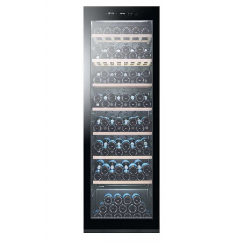 Haier Wine cellar WS171GA Compressor wine cooler Freestanding Black 171 bottle(s)