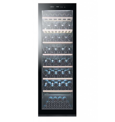 Haier Wine cellar WS171GA Compressor wine cooler Freestanding Black 171 bottle(s)