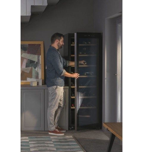 Haier Wine cellar WS171GA Compressor wine cooler Freestanding Black 171 bottle(s)