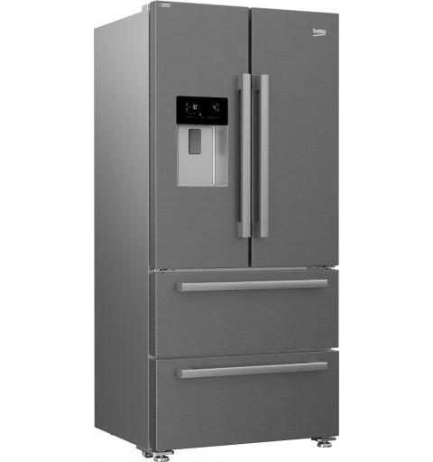 Beko GNE60530DXN side-by-side refrigerator Freestanding 530 L F Silver, Stainless steel