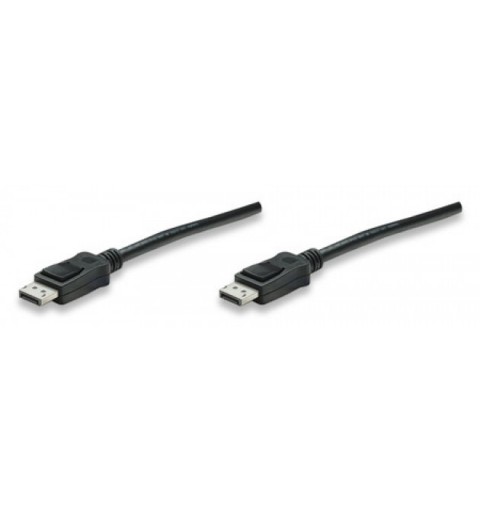 Techly 1m DisplayPort M M Negro