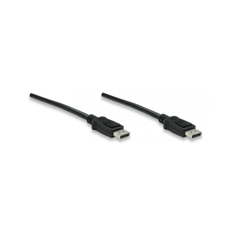 Techly 1m DisplayPort M M Negro