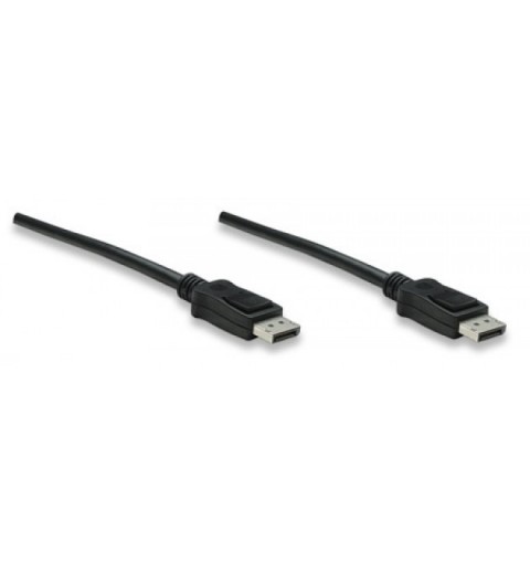 Techly 1m DisplayPort M M Negro