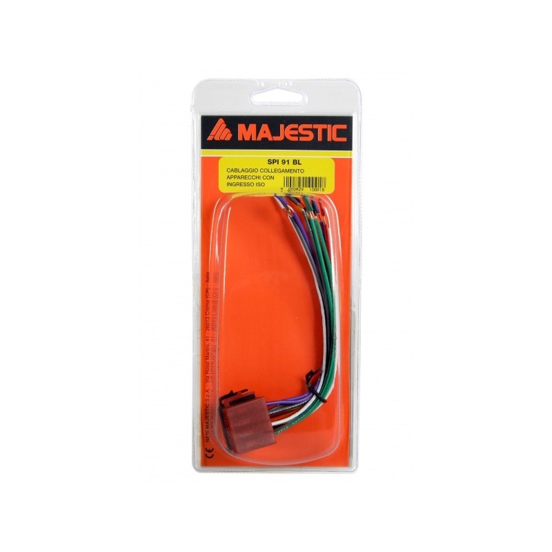 New Majestic SPI-91BL car media receiver part accessory ISO adapter
