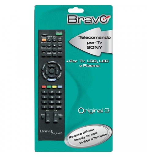 Bravo Original 3 mando a distancia IR inalámbrico TV Botones