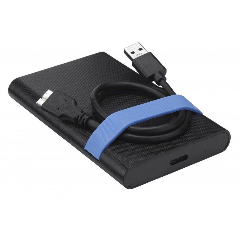 Verbatim Store'N'Go Enclosure Kit HDD SSD-Gehäuse Schwarz, Blau 2.5 Zoll
