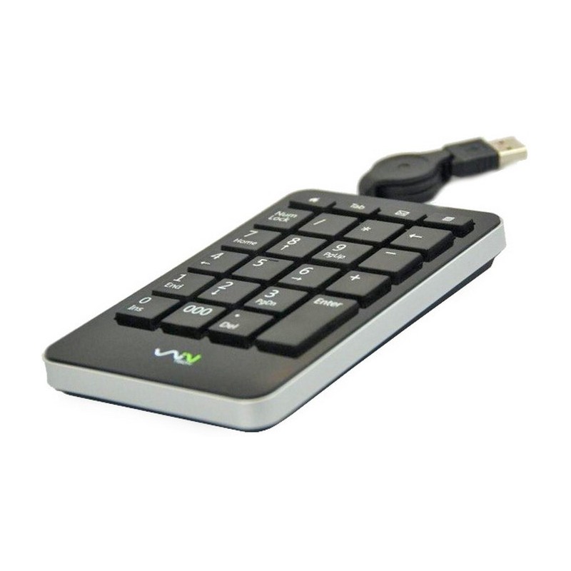 Wintech KNP-7 USB2.0 Black, Silver