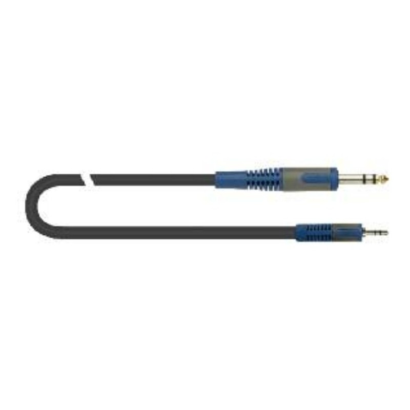 QUIK-LOK RKSA 139-5 câble audio 5 m 3,5mm 6,35 mm Noir, Bleu, Gris